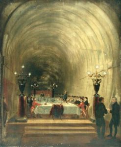 Banquet in Thames Tunnel - George Jones