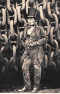 Brunel at the launching of the Great Eastern by Robert Howlett