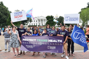 Activists from the National Center for Transgender Equity