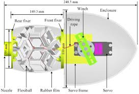 origami jellyfish image side profile of origami jellyfish robot