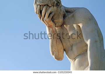 Face Palm Statue